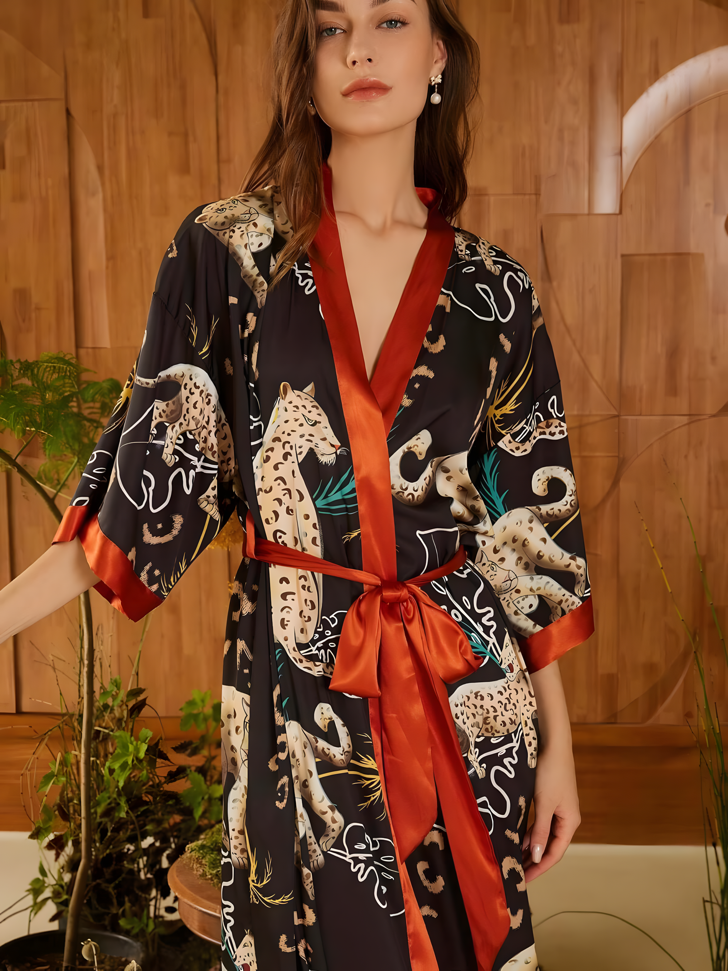 Kimono de Animales de la Selva